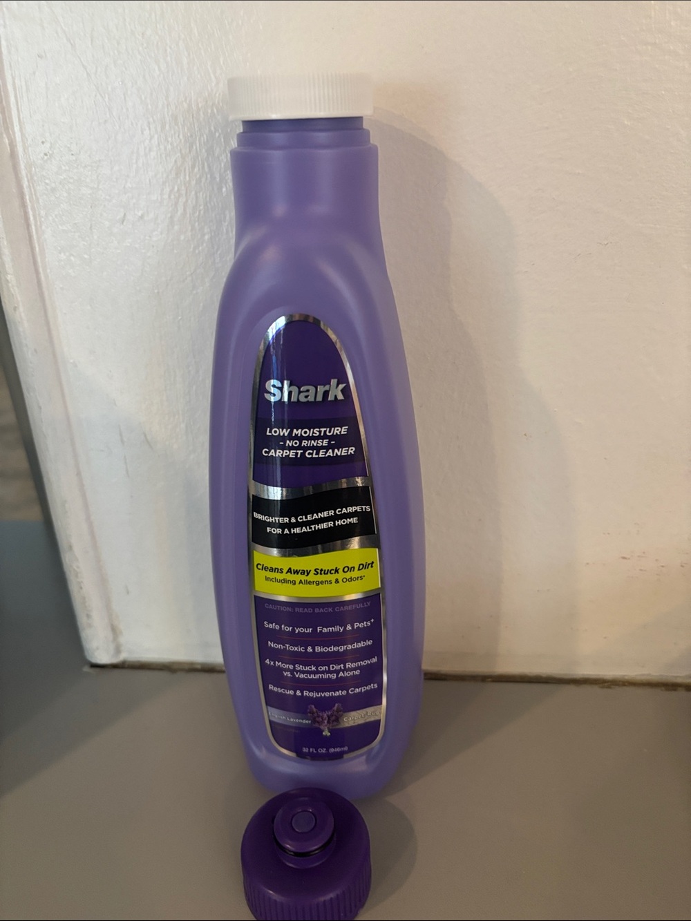 SHARK Carpet Buddy NO RINSE carpet cleaner 32oz English Lavender&squirt top